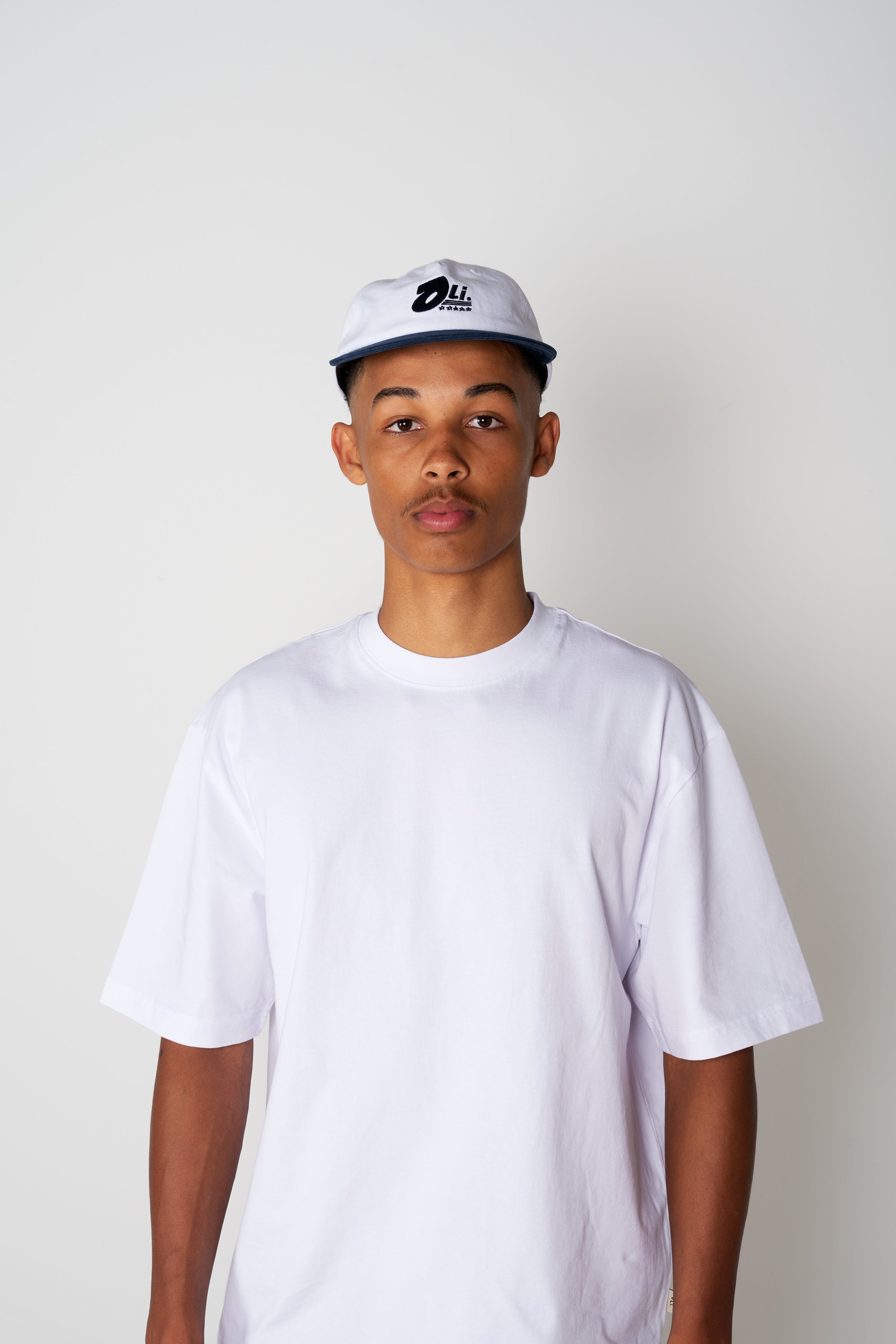 5 Star Cap - White/Navy