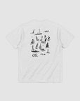 Set Sail Back Print T - Snow Marle