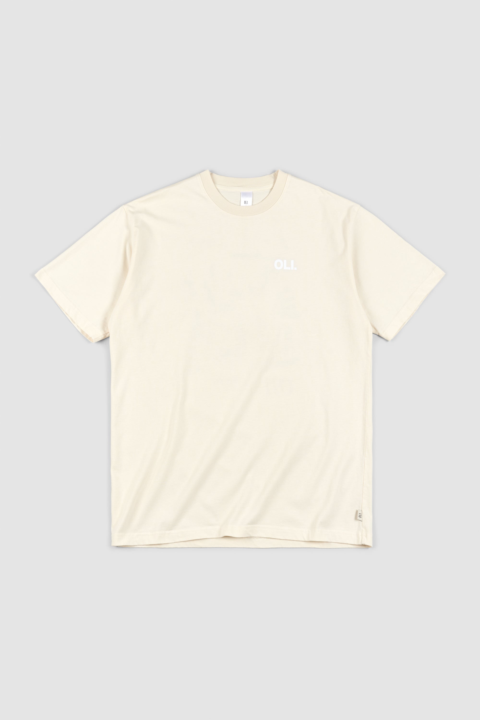 Emblem Back Print T - Butter