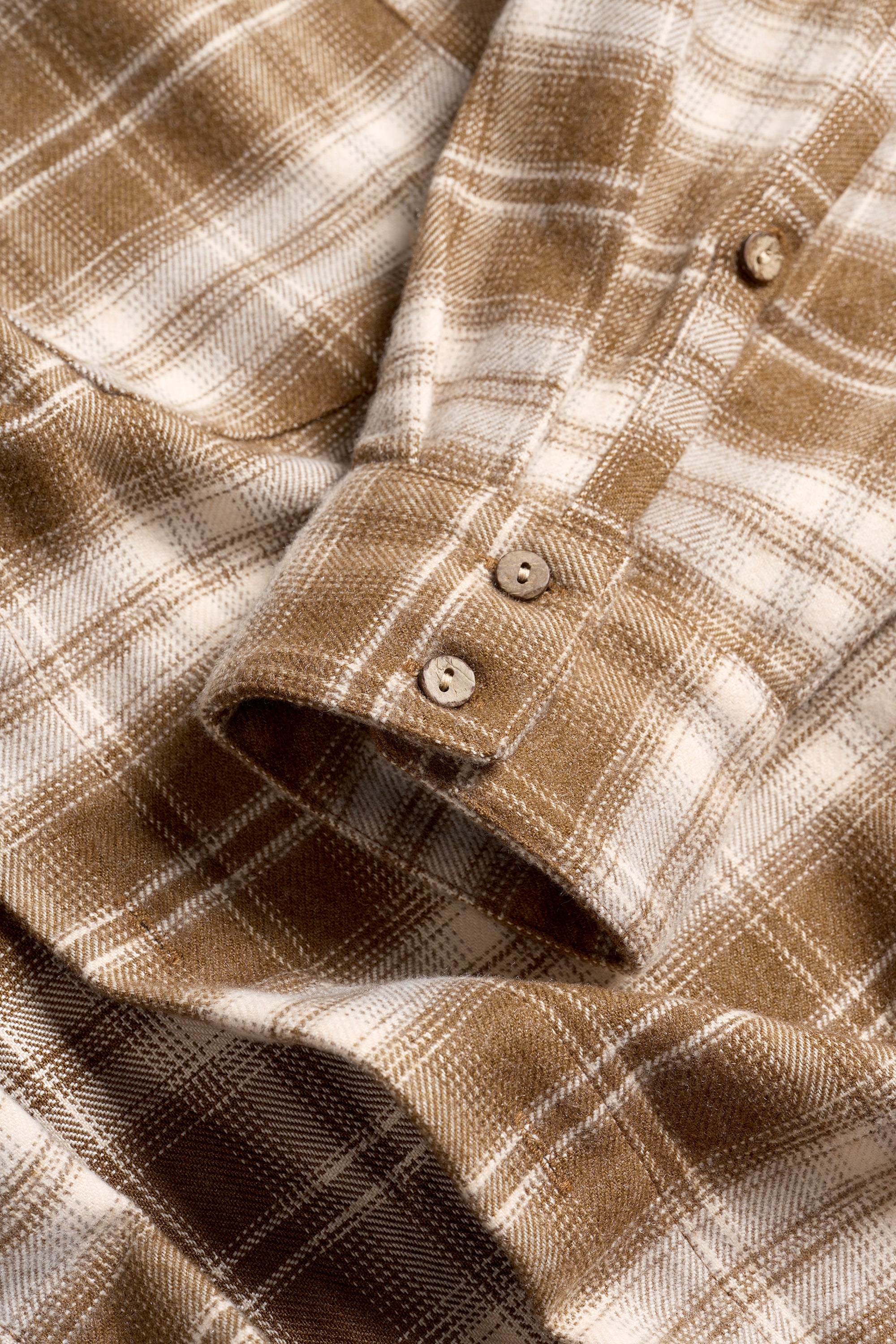 Flannel Overshirt - Wheat