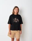 Dinner Date Crop T - Black