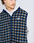 Reversible Polar Fleece Vest - Navy