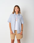 Coast Button Up - Sky