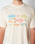 Watercolour Fish T - Butter