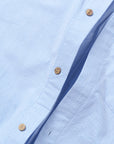 Oxford Button Up - Sky