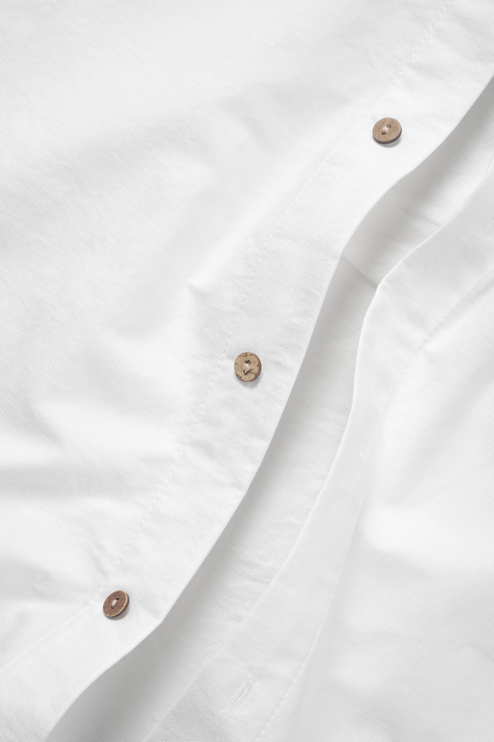 Oxford Button Up - White