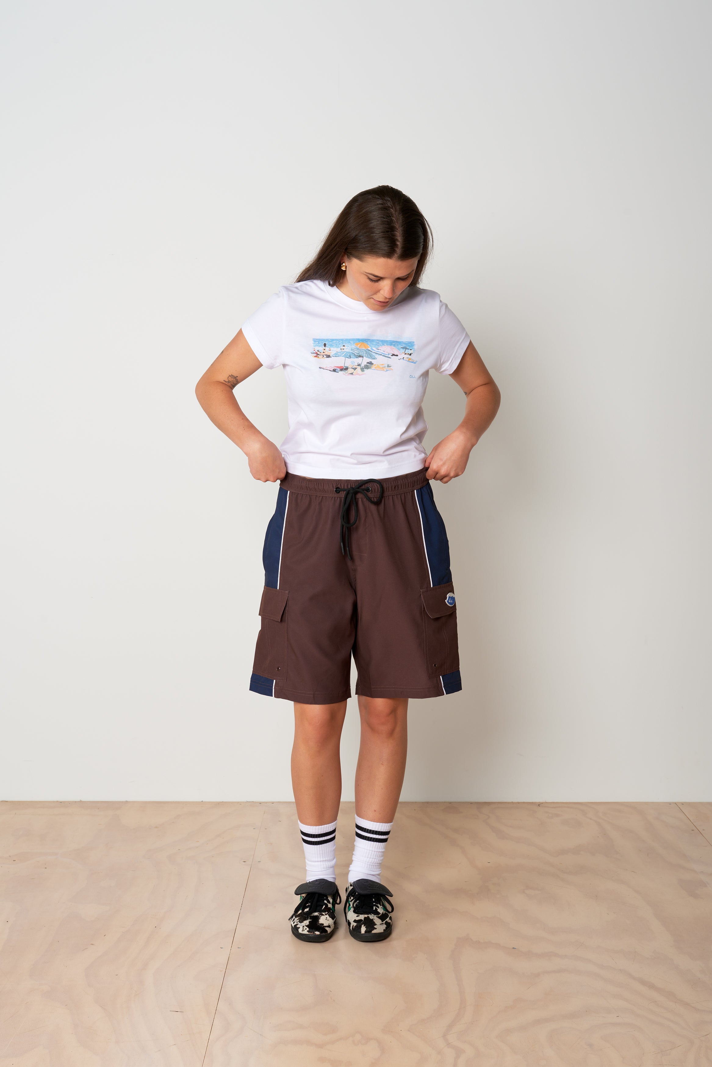 Recycled Board Shorts - Choc