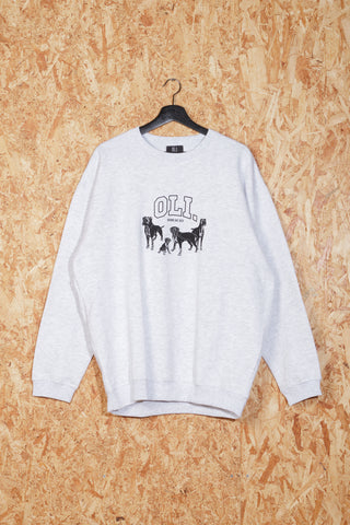 PRE LOVED | Boxing Dog Pullover Snow - XL