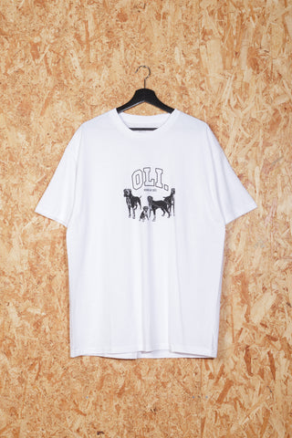 PRE LOVED | Boxing Dog T White - XL