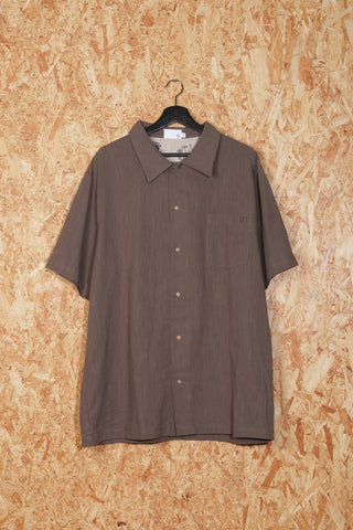 PRE LOVED | Linen Button Up Olive - XL