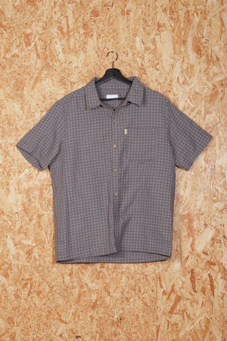 PRE LOVED | Textured Button Up Slate - L