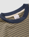Phoebie Stripe Long Sleeve T - Olive