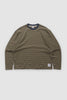 Phoebie Stripe Long Sleeve T - Olive
