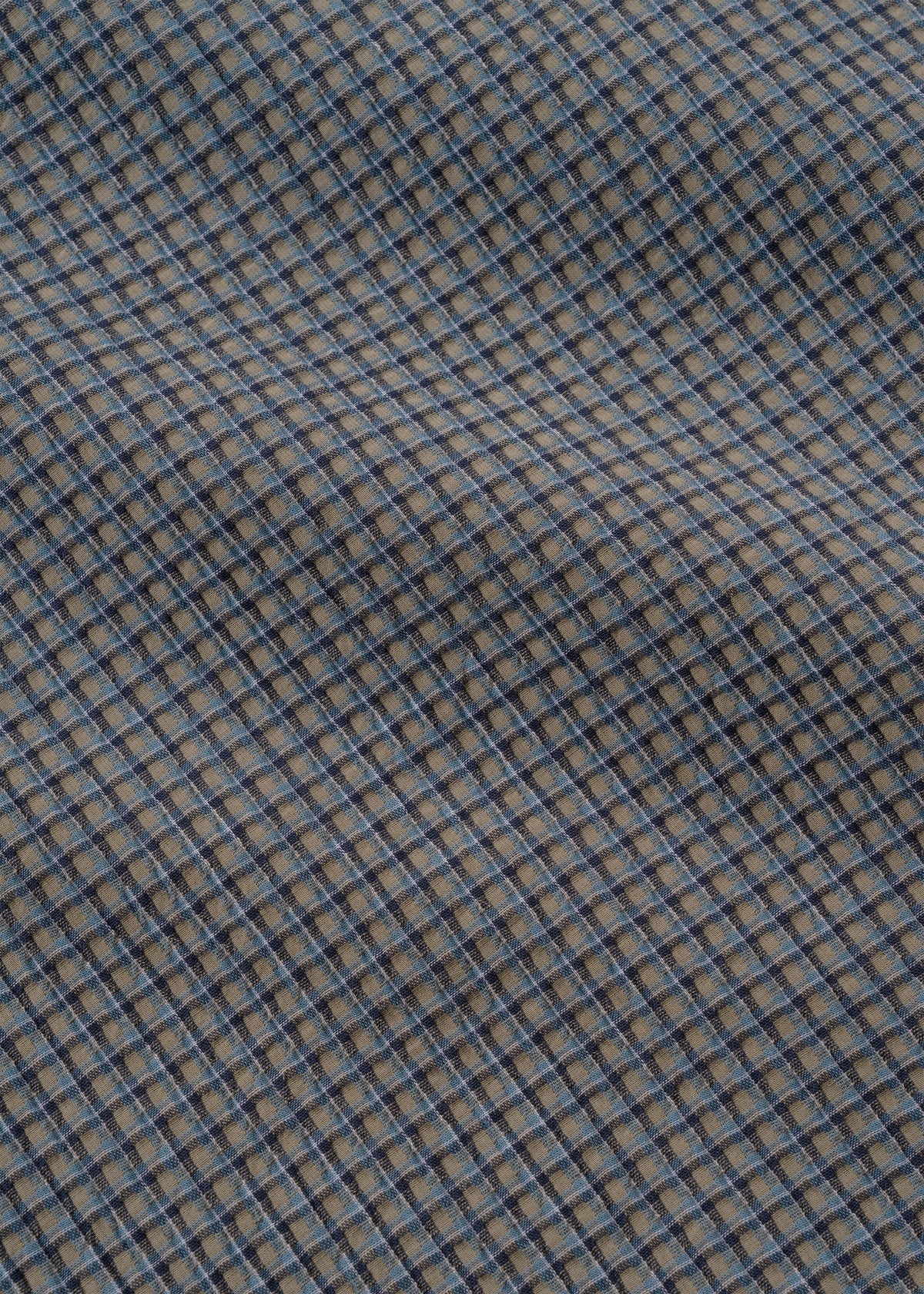 Textured Cotton Polo - Moss