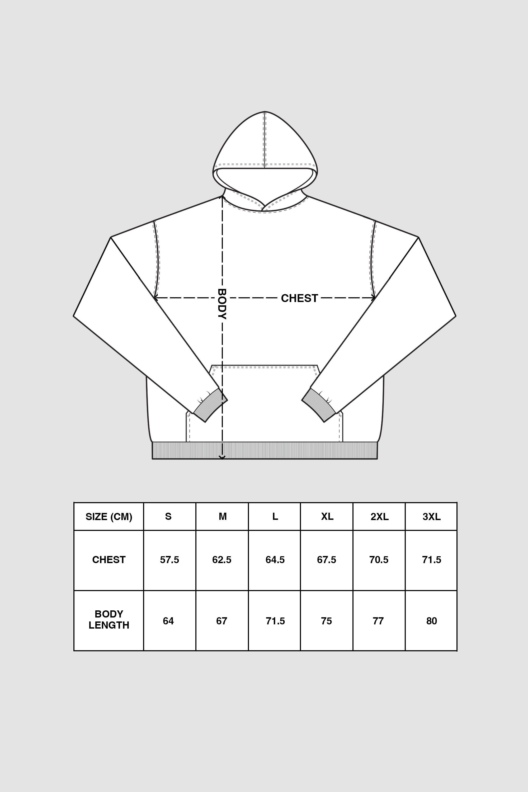 Premium Blank Hood - Black