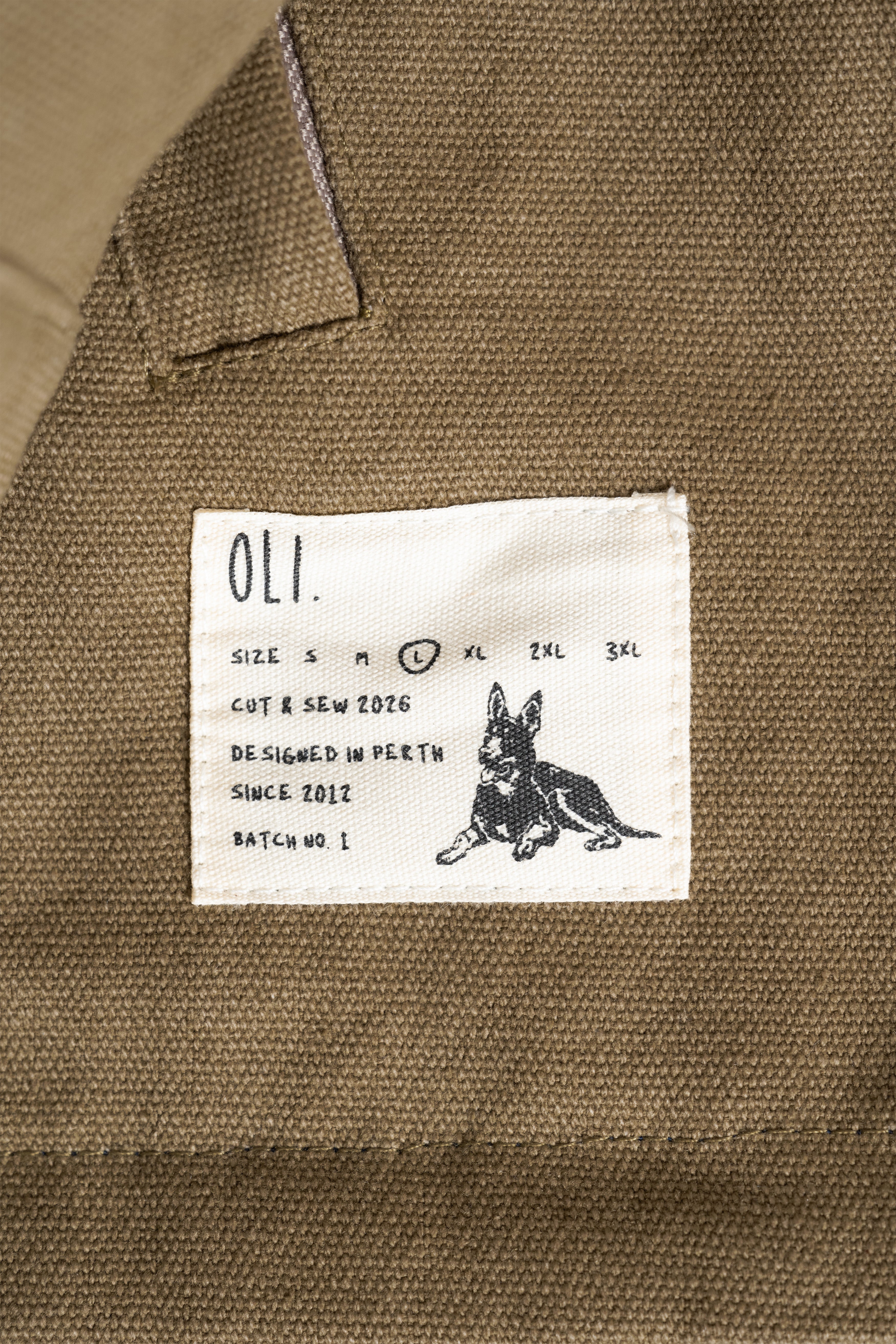 Reversible Kelpie Jacket - Navy/Brown