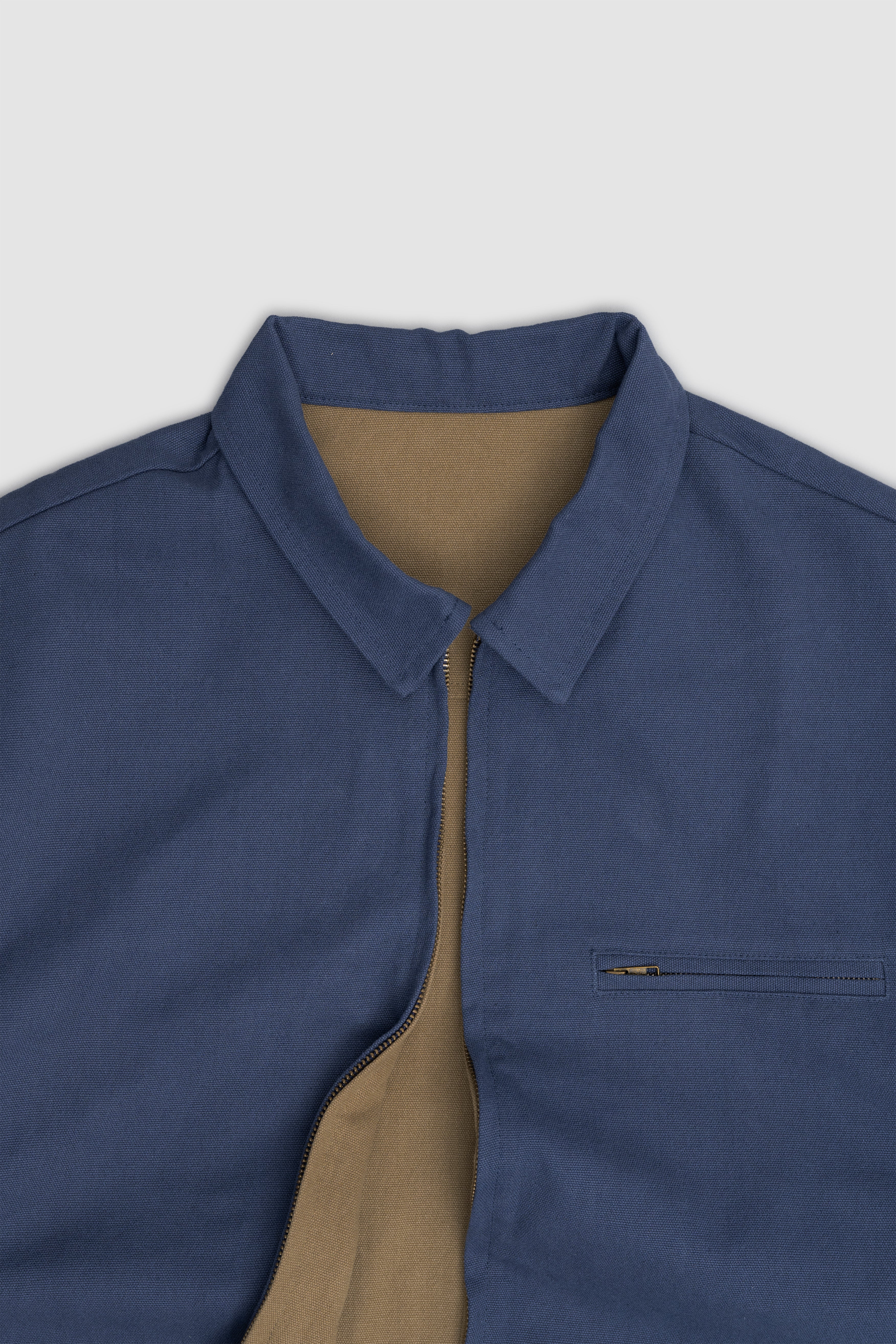 Reversible Kelpie Jacket - Navy/Brown