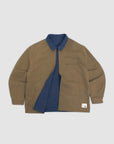 Reversible Kelpie Jacket - Navy/Brown