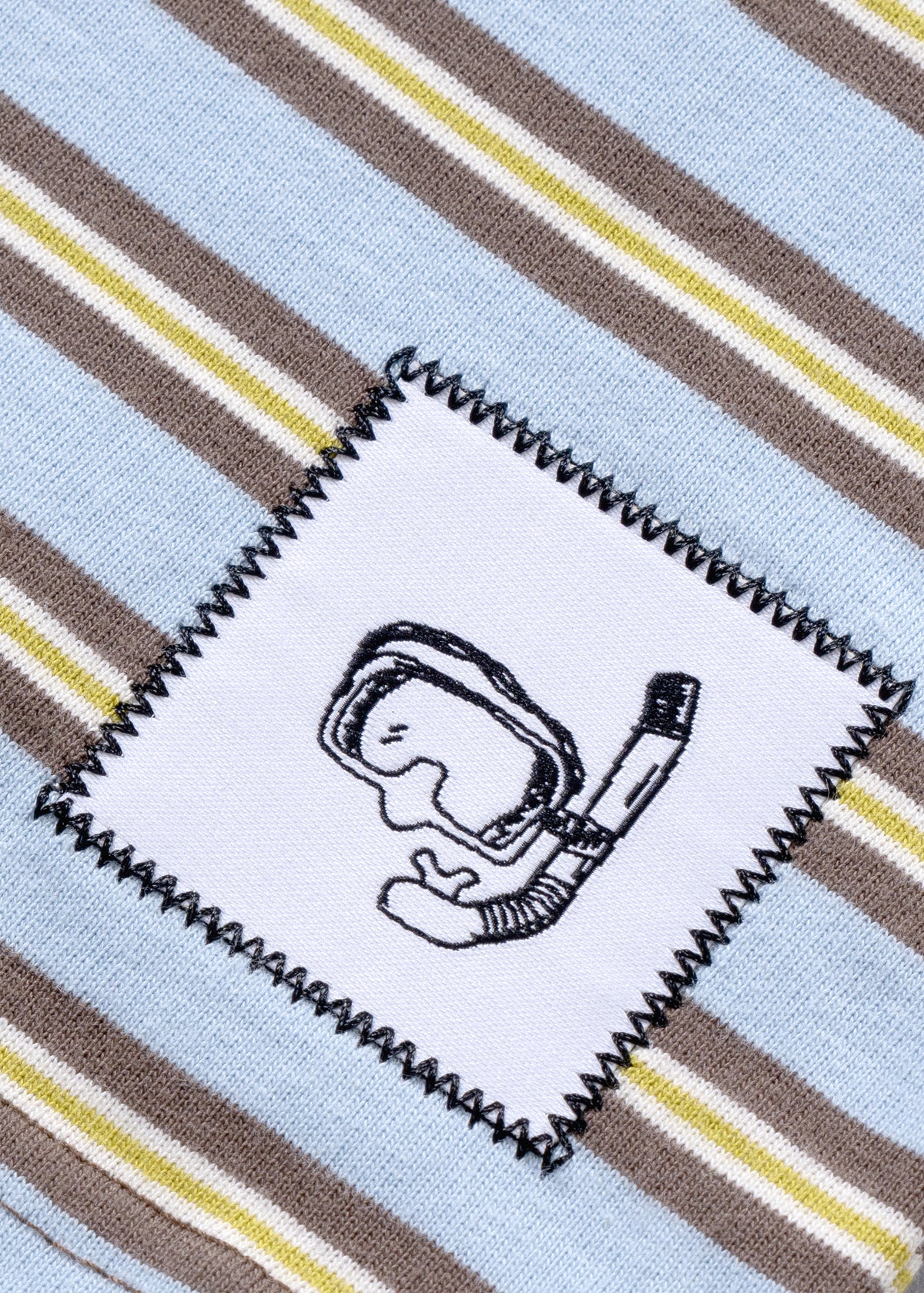Lissy Stripe T - Sky