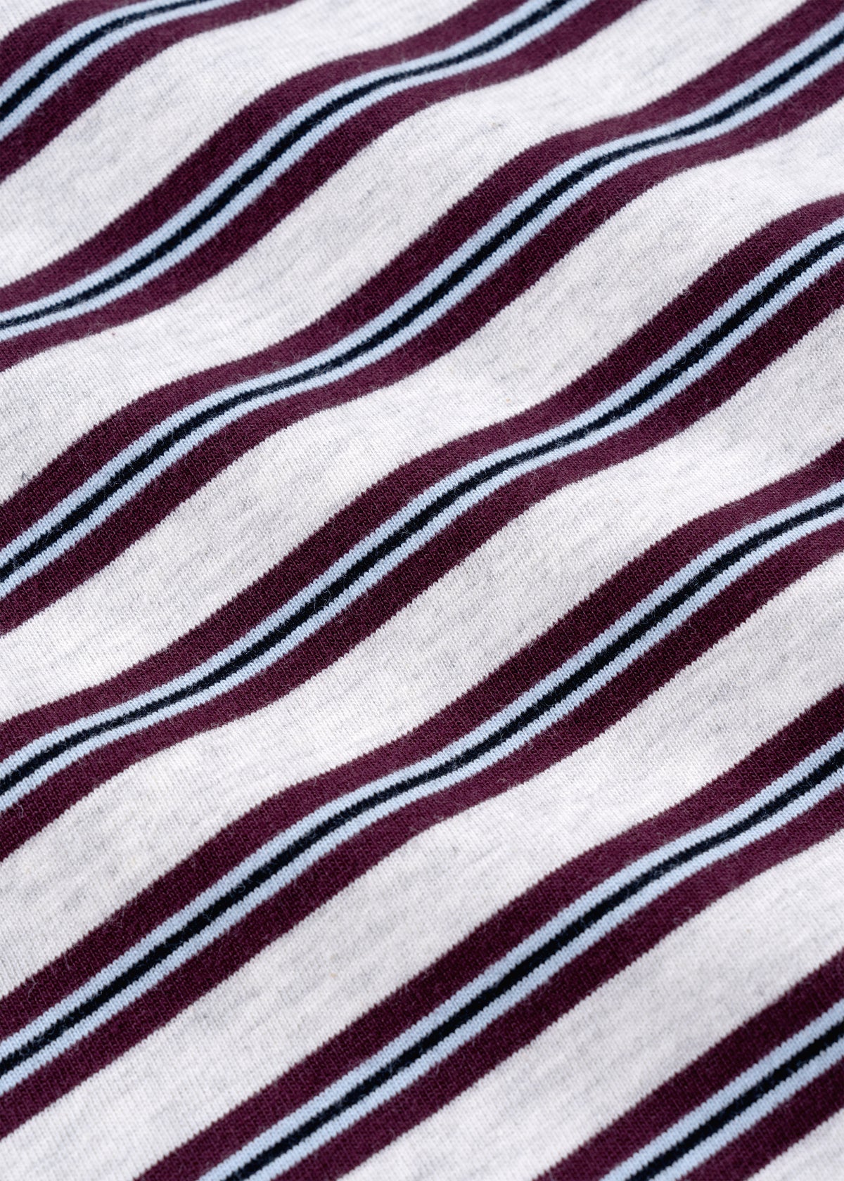 Lissy Stripe T - Snow Marle