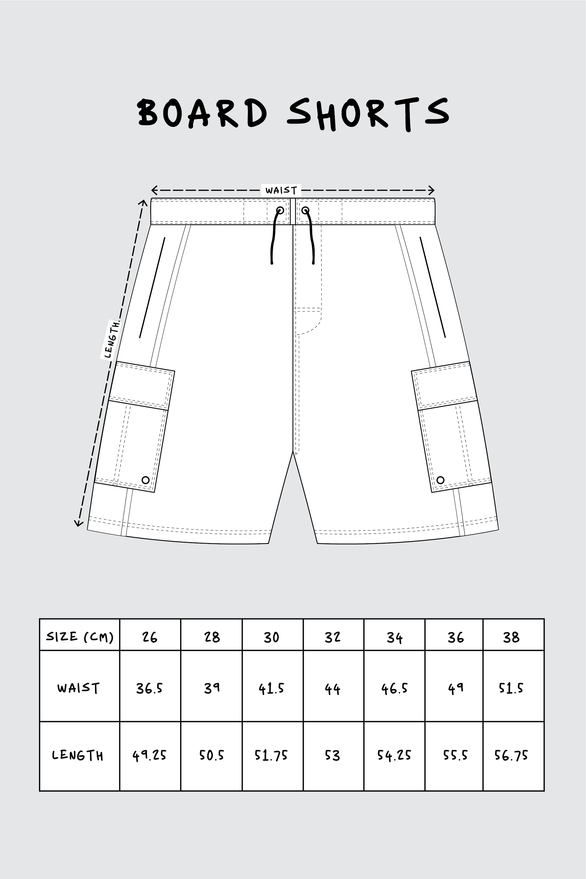 Recycled Board Shorts - Black