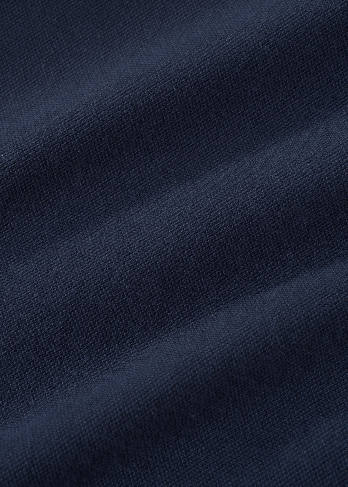 Contrast Cotton Polo - Navy