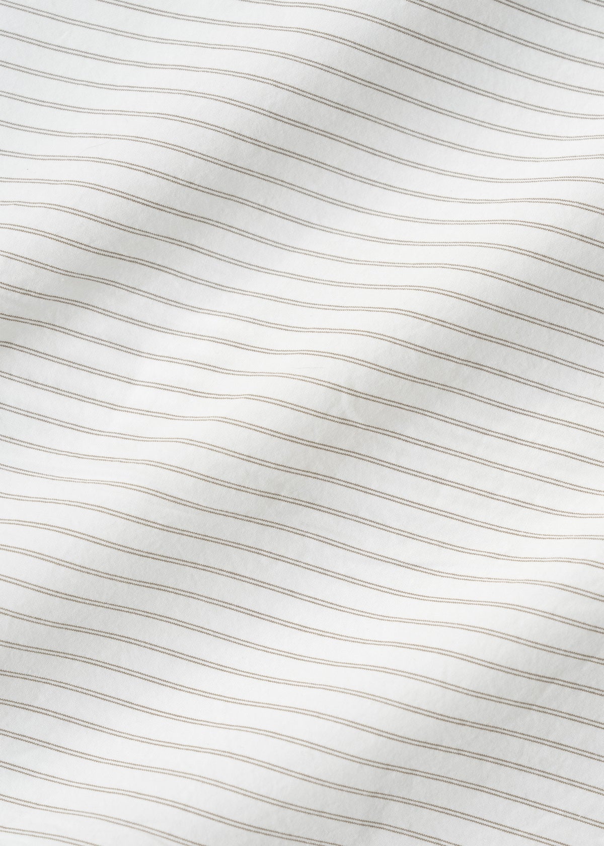 Pinstripe Long Sleeve Button Up - White