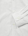 Pinstripe Long Sleeve Button Up - White