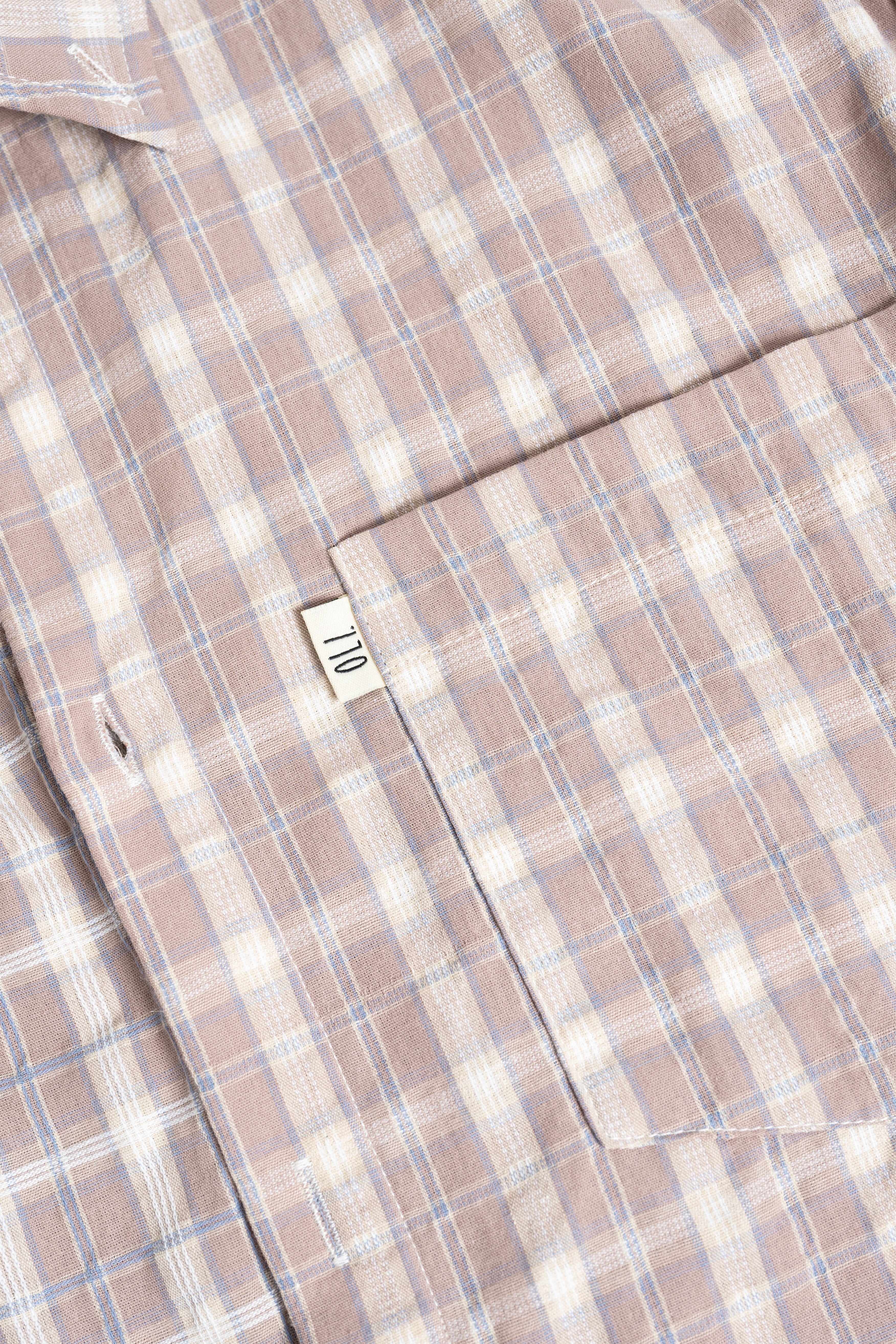 Plaid Long Sleeve Button Up - Clay
