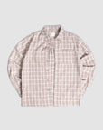 Plaid Long Sleeve Button Up - Clay