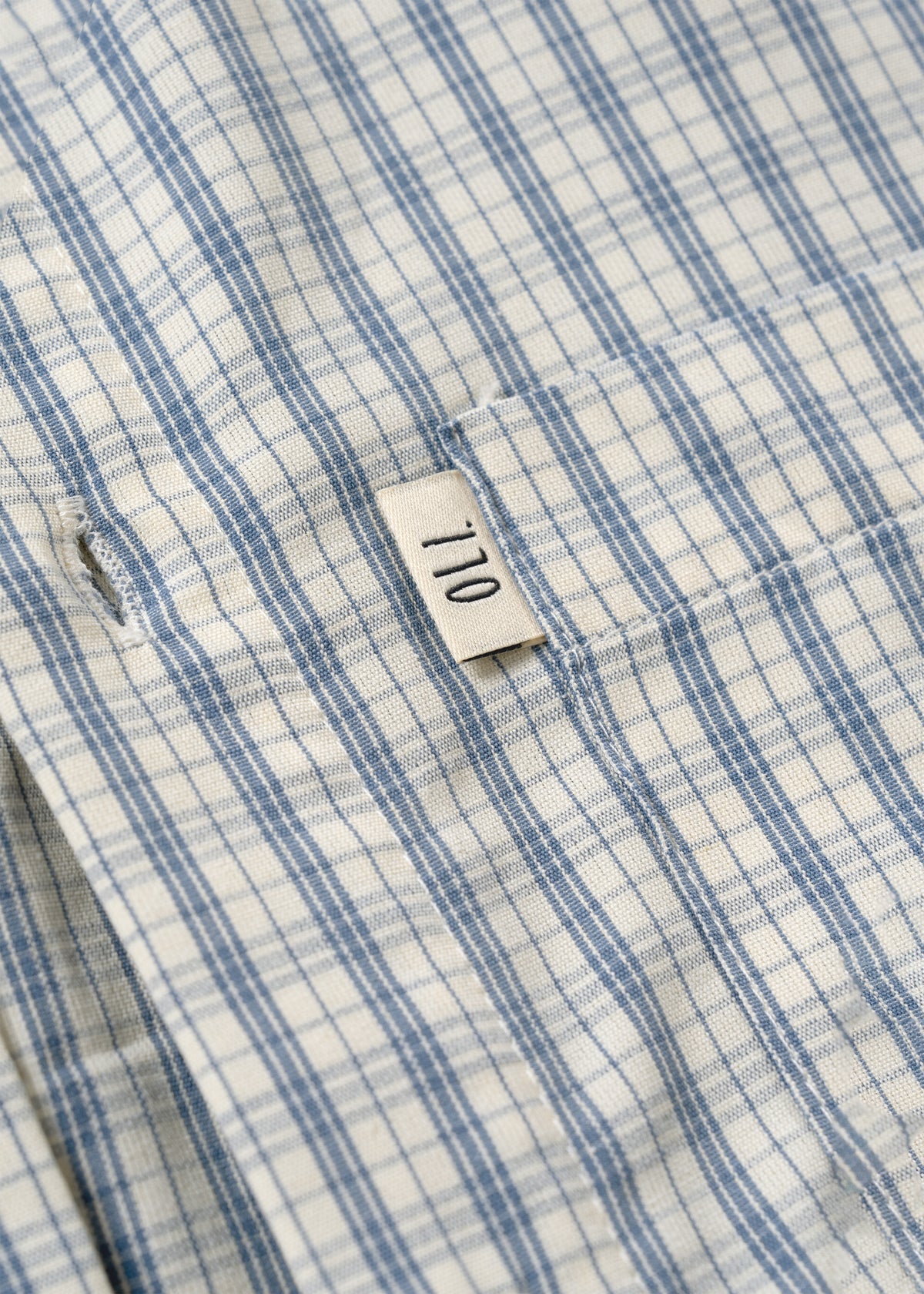 Plaid Button Up - Sky