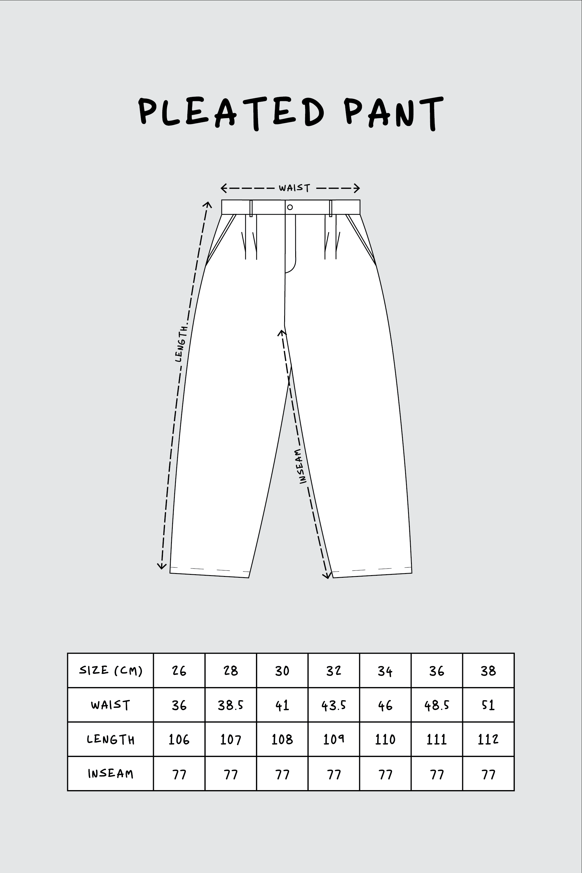 Pleated Pant - Black