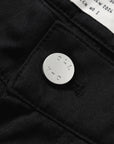 Pleated Cotton Short - Black