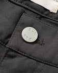 Pleated Cotton Short - Coal