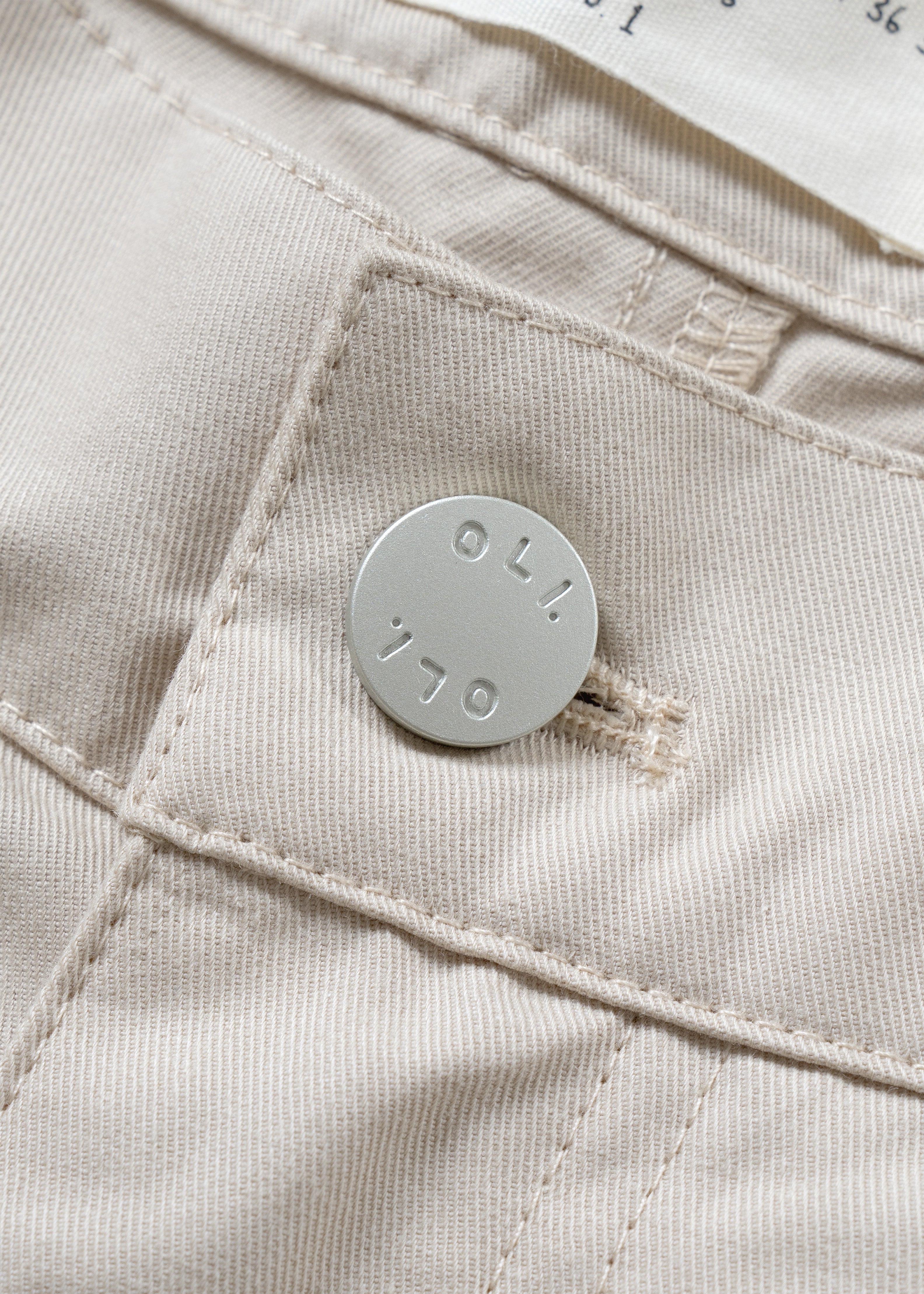 Pleated Cotton Short - Limestone