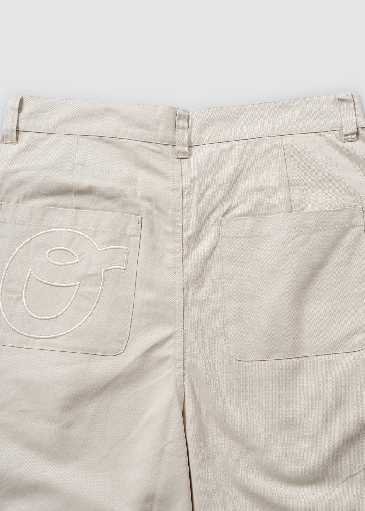 Pleated Cotton Short - Limestone