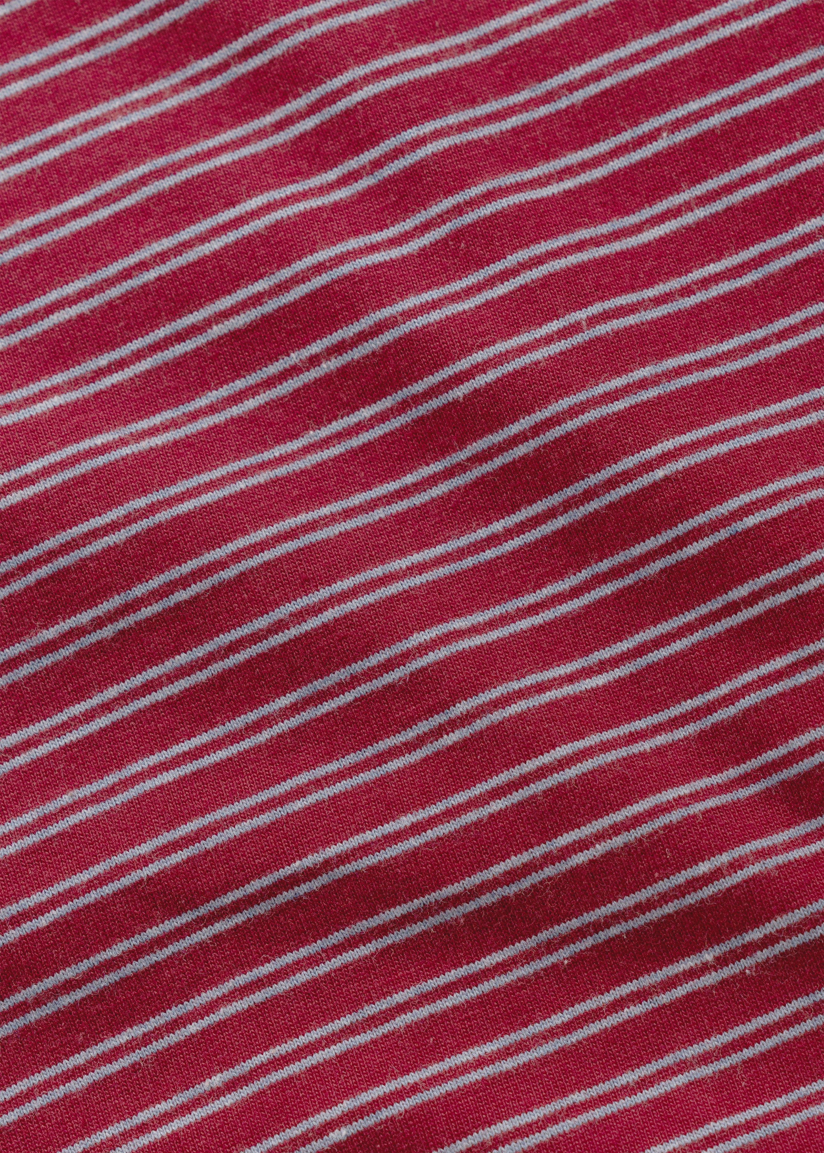 Phoebie Stripe Long Sleeve T - Red