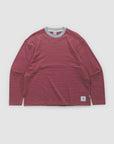Phoebie Stripe Long Sleeve T - Red