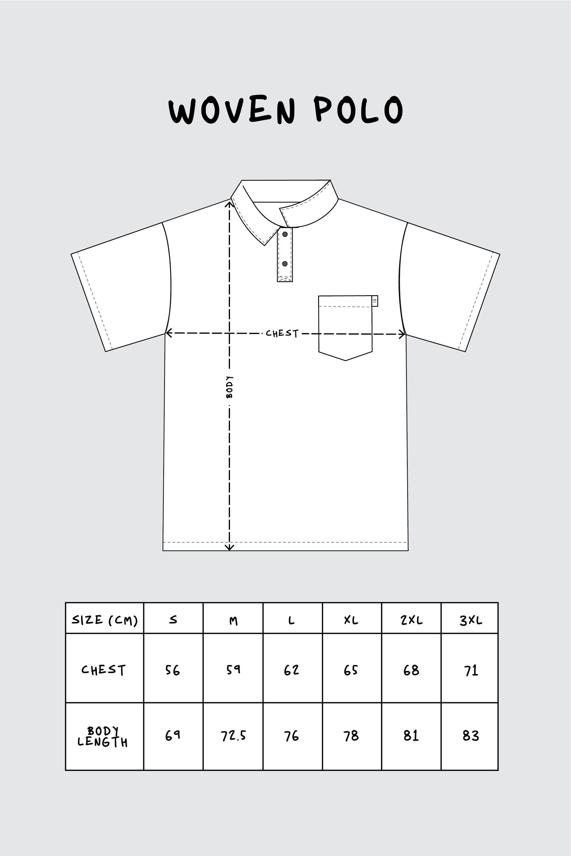 Woven Polo - White