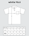 Woven Polo - White