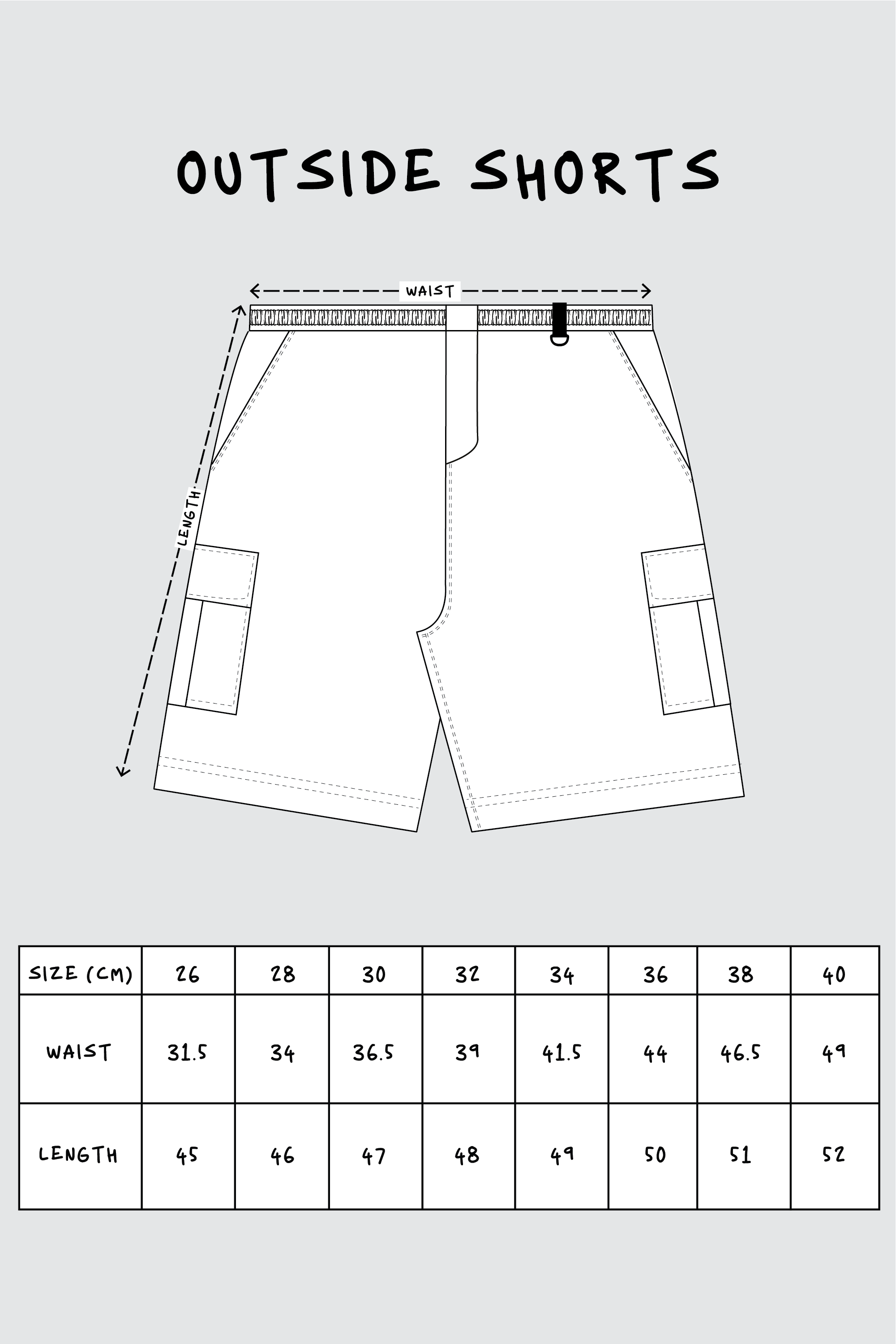 Outside Short - Khaki