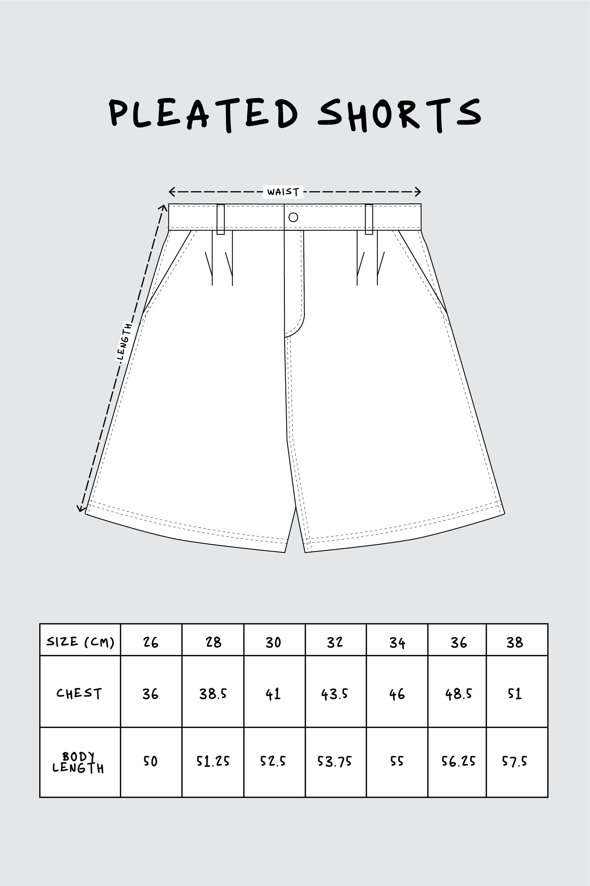 Pleated Cotton Short - Black