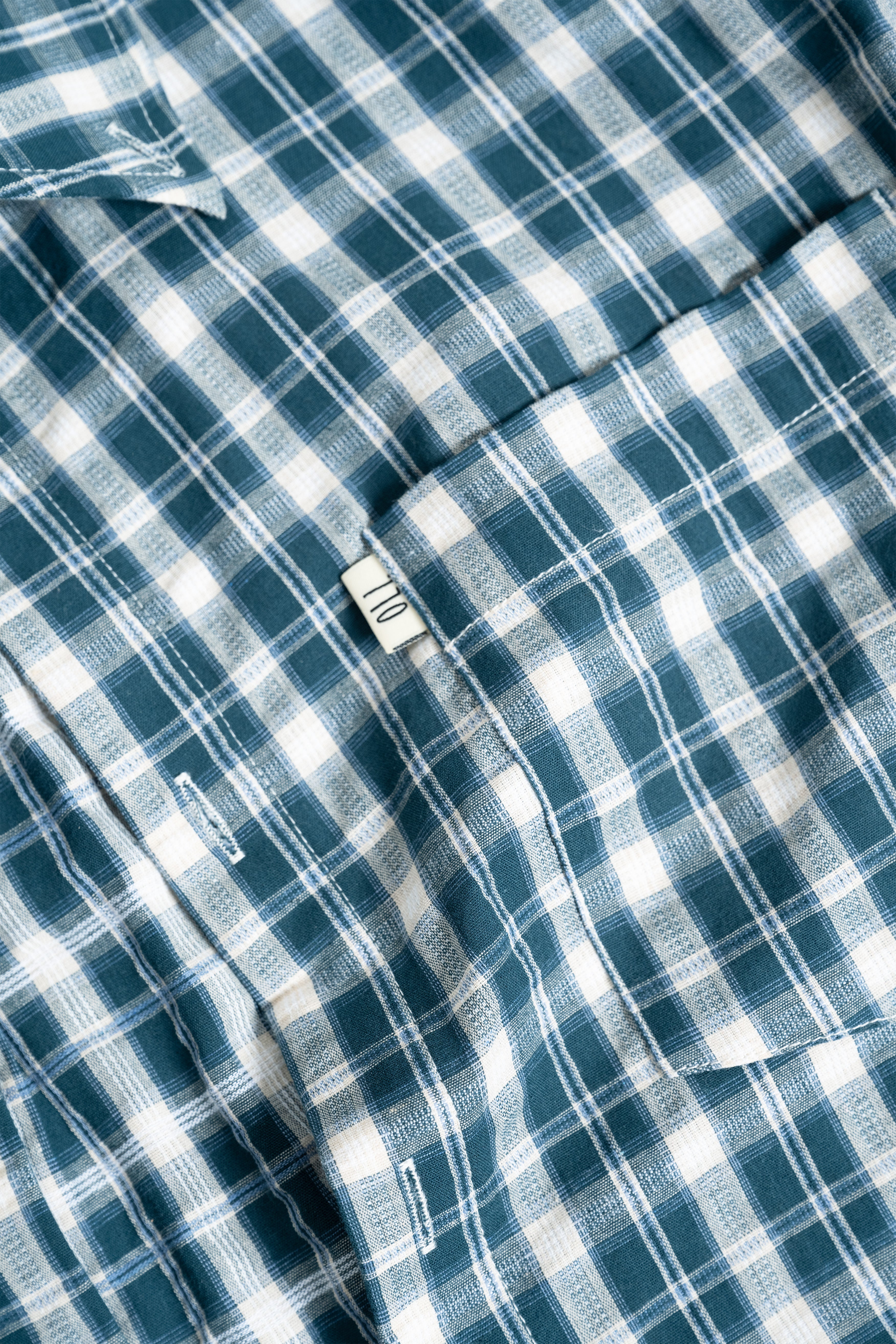 Plaid Long Sleeve Button Up - Teal