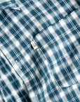 Plaid Long Sleeve Button Up - Teal
