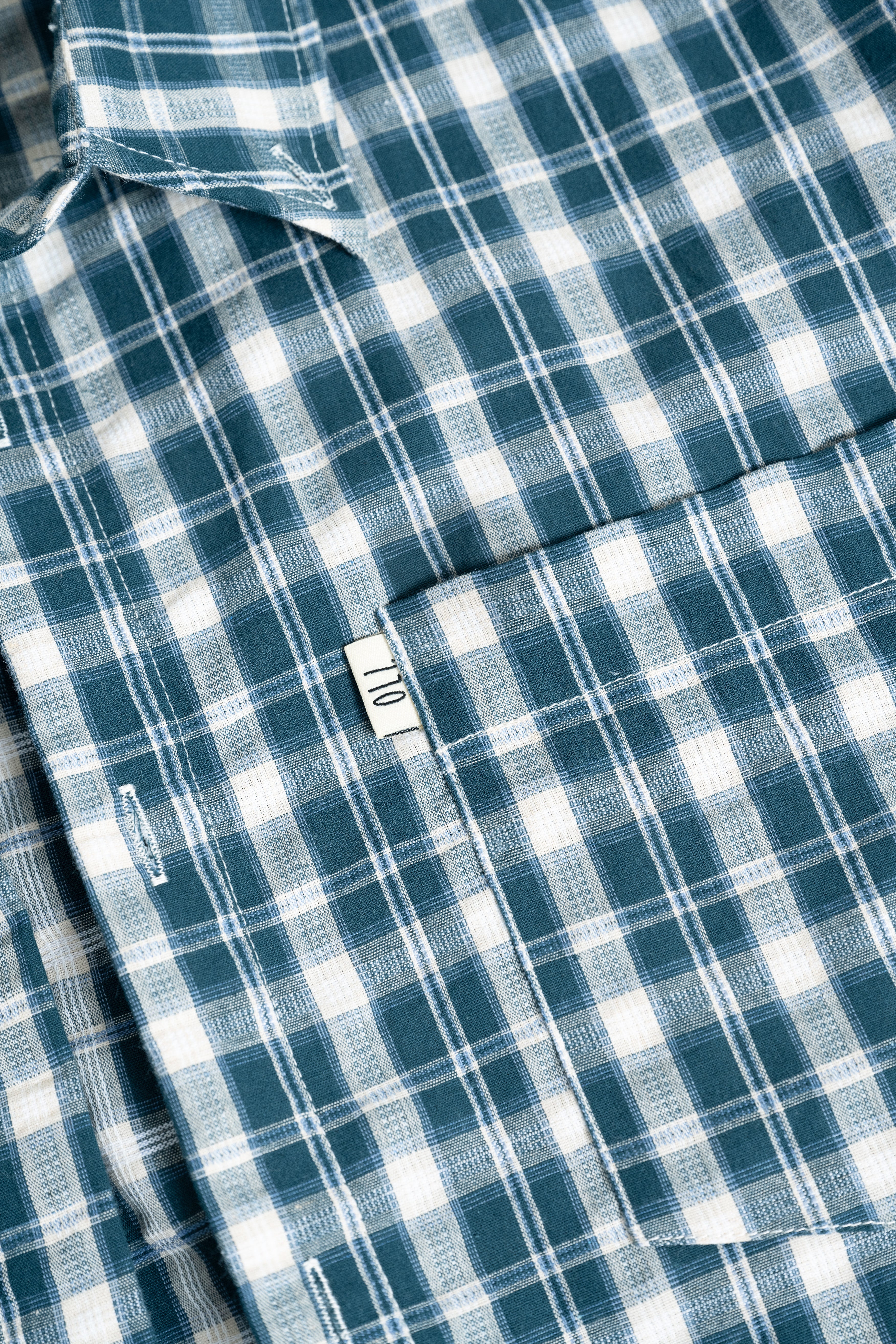 Plaid Long Sleeve Button Up - Teal