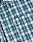 Plaid Long Sleeve Button Up - Teal