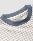 Phoebie Stripe Long Sleeve T - White