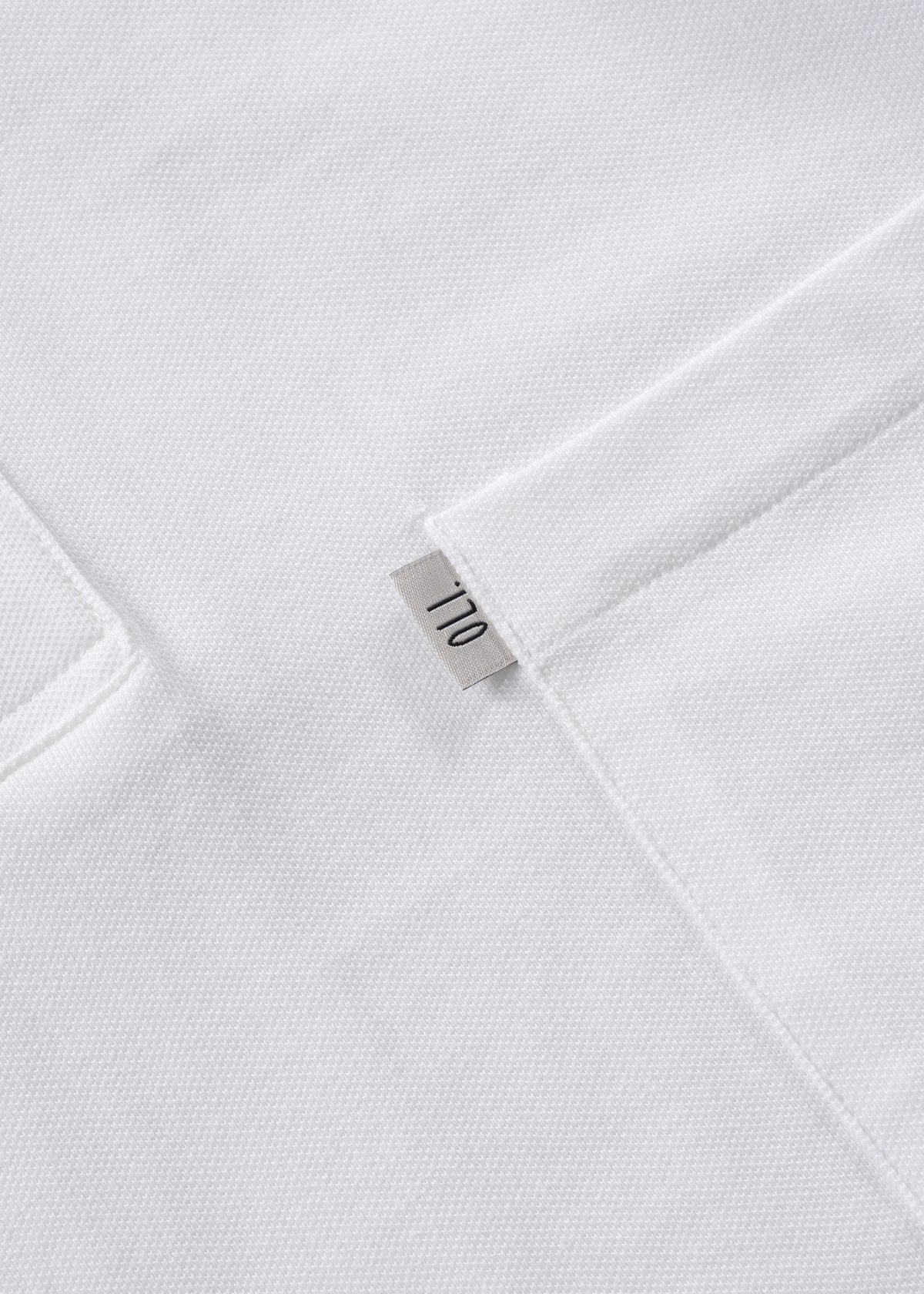 Contrast Cotton Polo - Bone