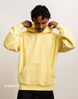 Embroidered Signature Hood - Lemon
