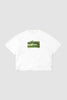 I Hate Golf Crop T - White